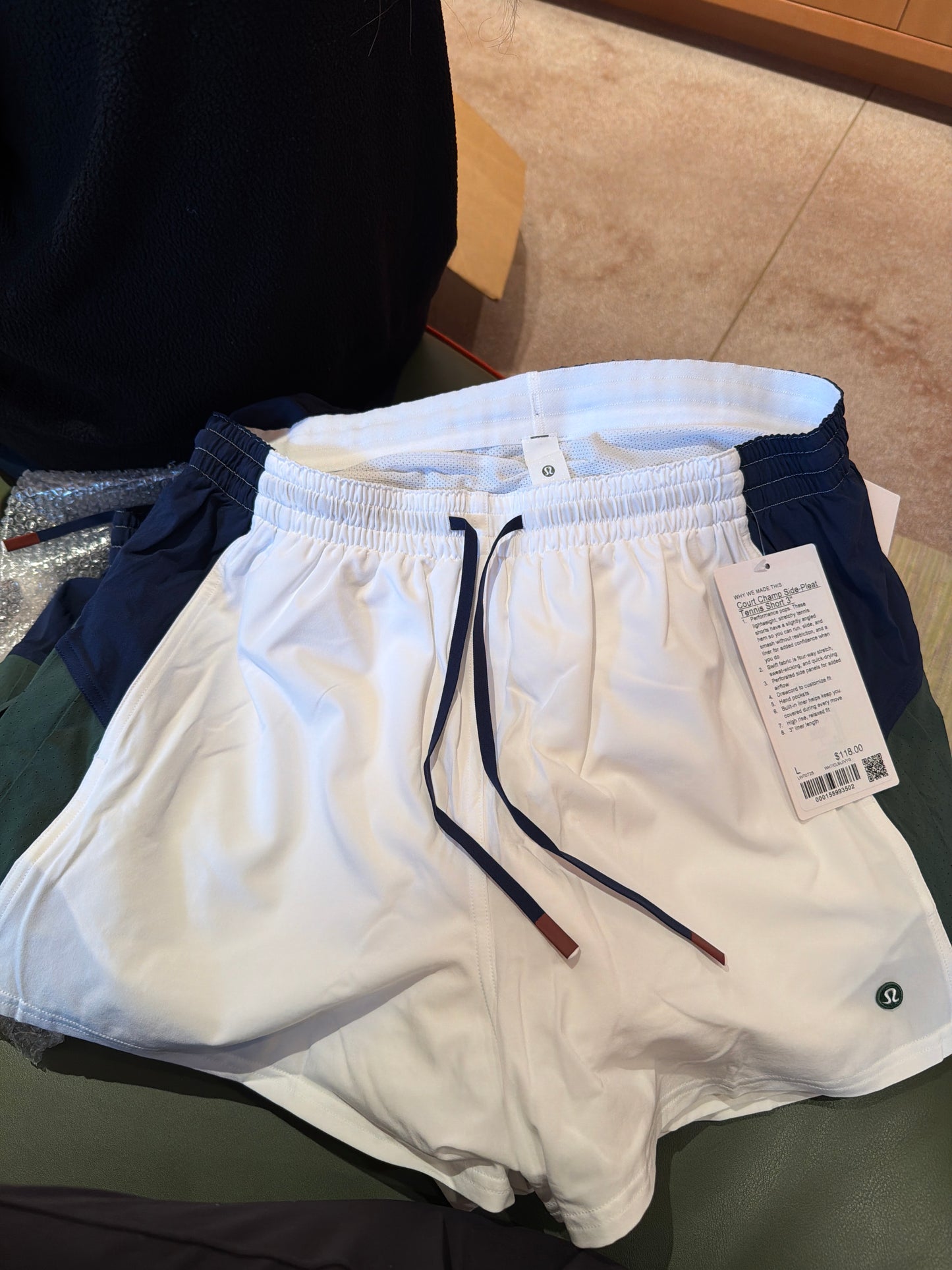 Court Champ Side Pleat Short