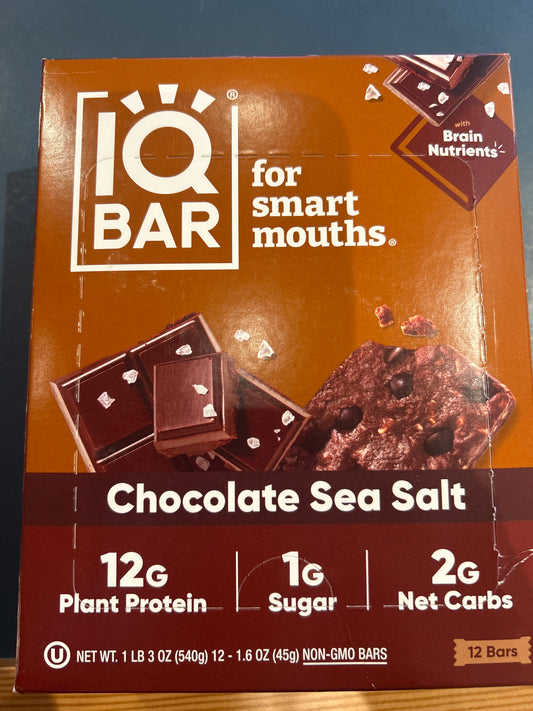 IQ Bar Chocolate Sea Salt