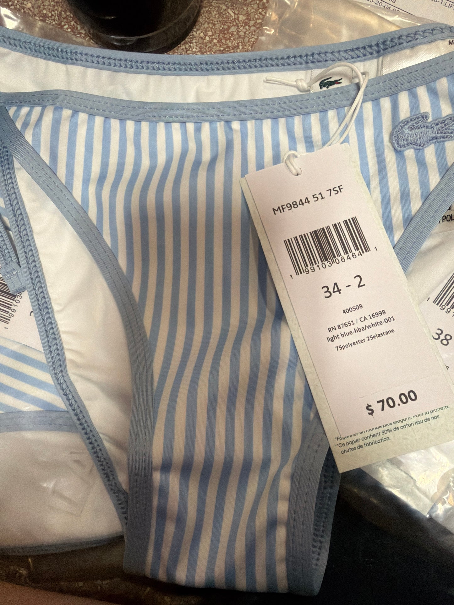Striped Bikini Bottom